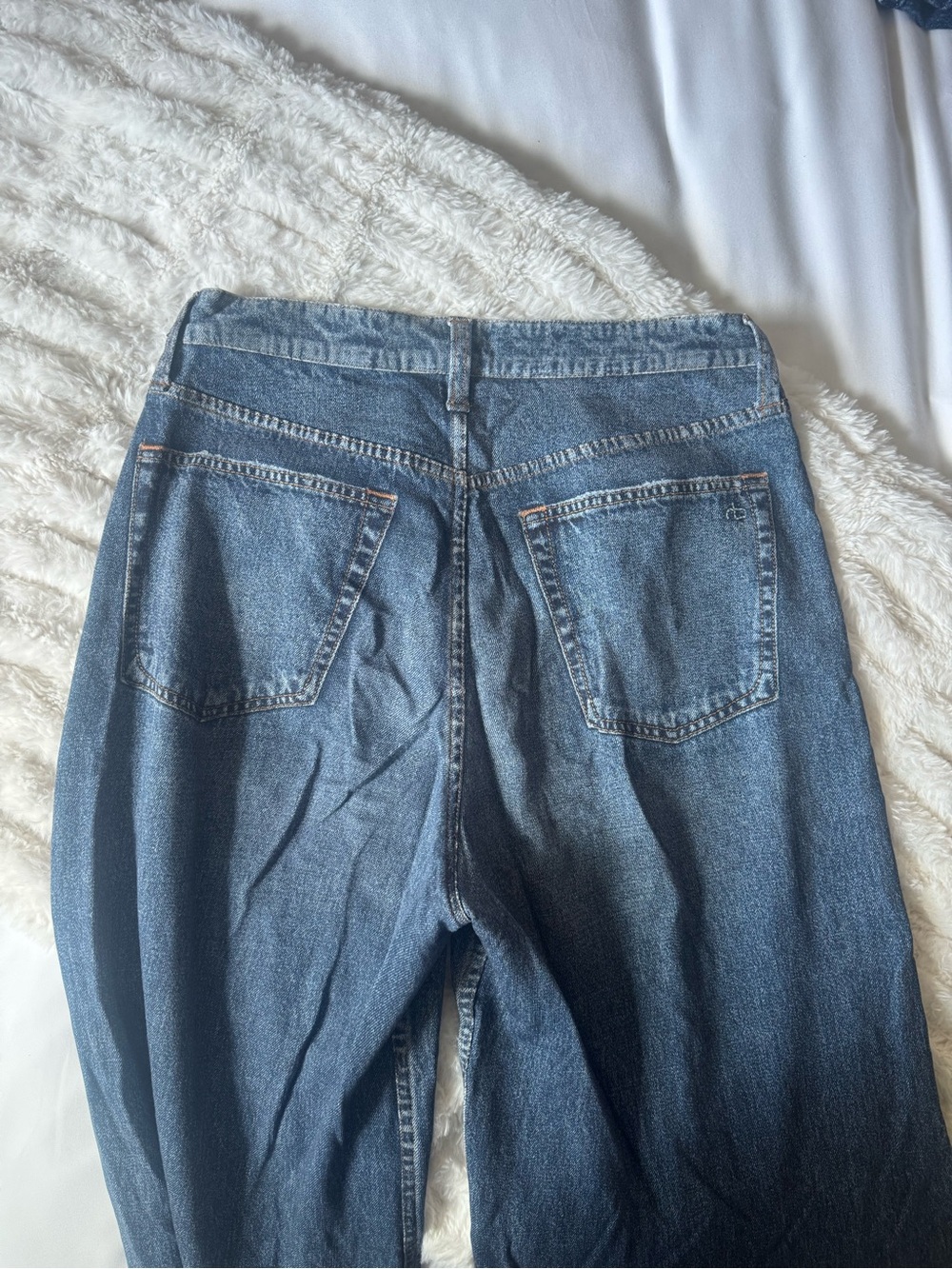rag & bone sweatpant jeans Wide-Leg Jeans in Medium Blue Wash - Picture 4 of 4